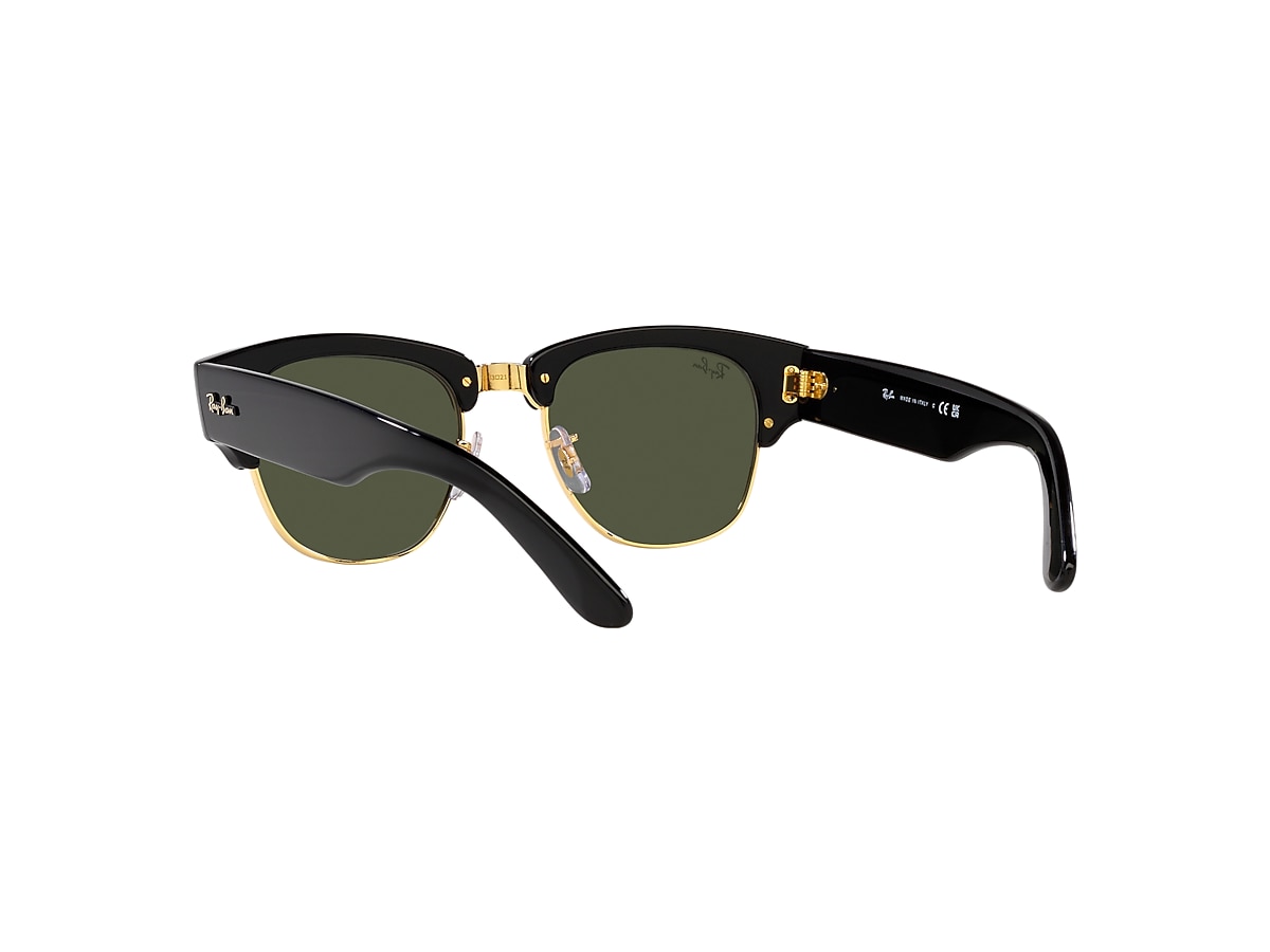 MEGA CLUBMASTER Sunglasses in Black Gold and Green - RB0316S | Ray-Ban® US