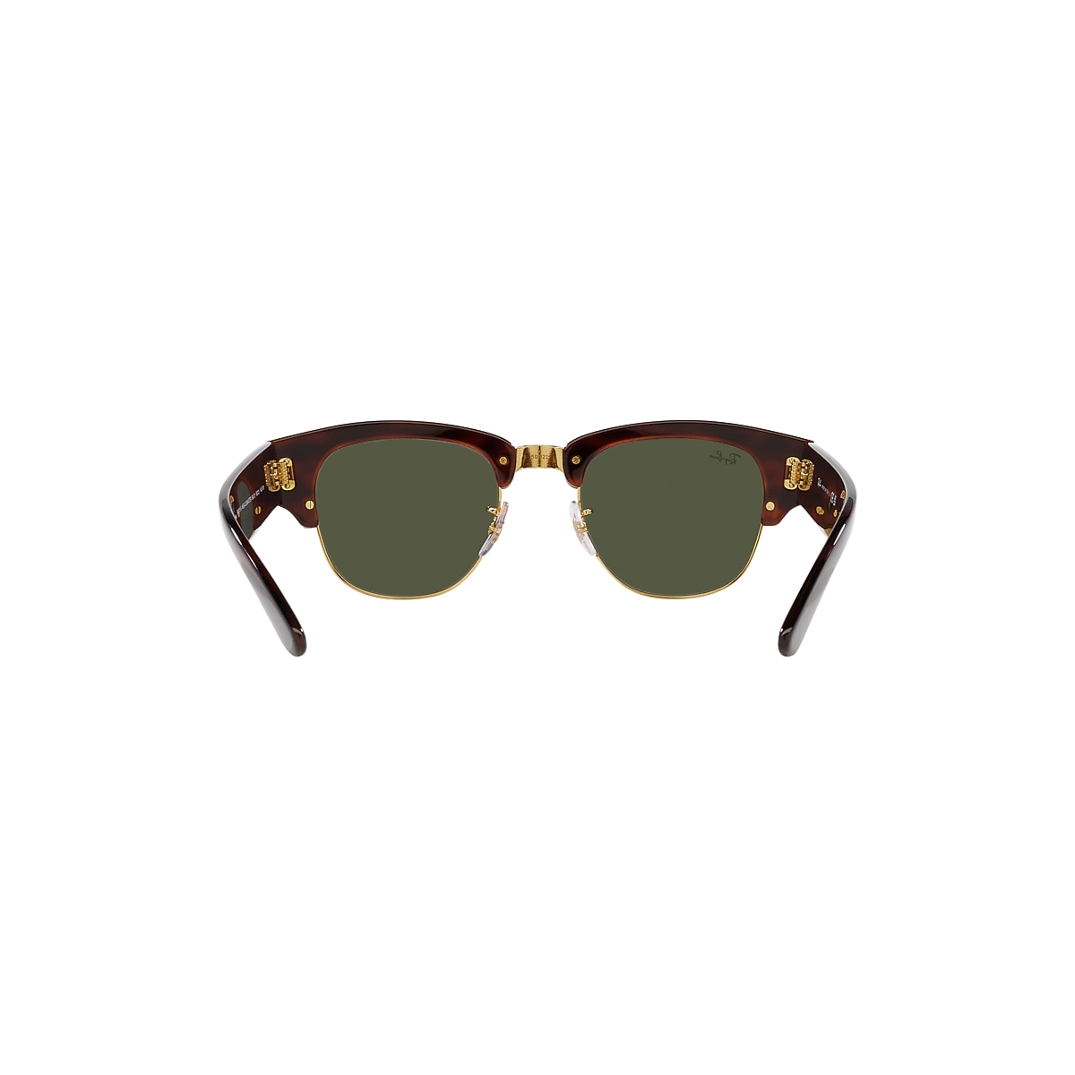 MEGA CLUBMASTER Sunglasses in Tortoise On Gold and G-15 Green