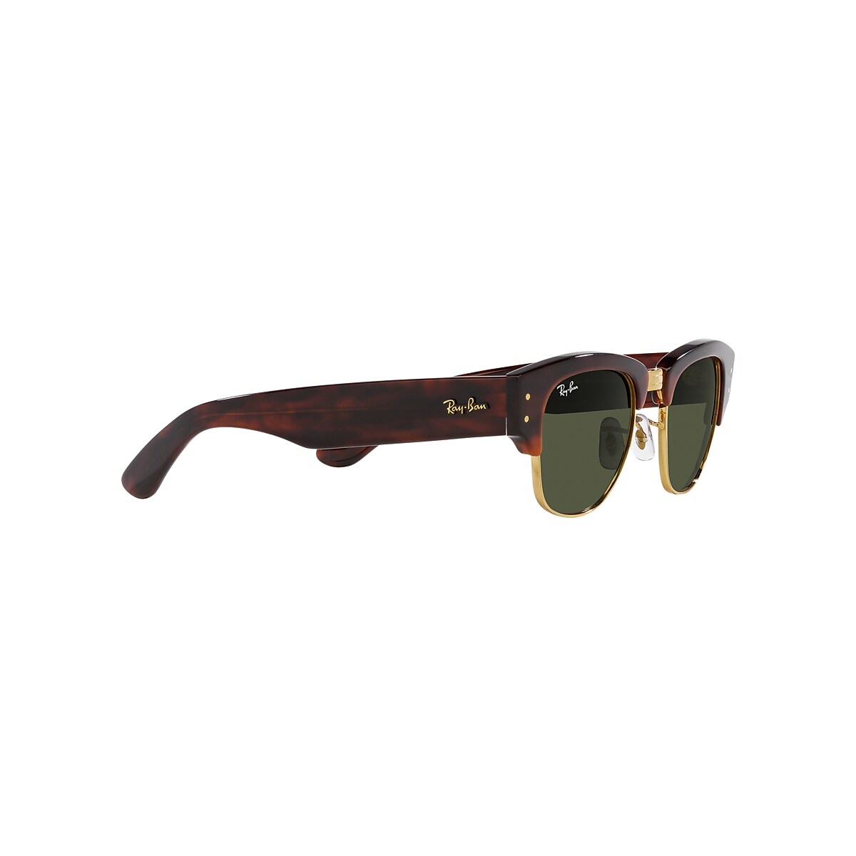 MEGA CLUBMASTER Sunglasses in Tortoise On Gold and Green 