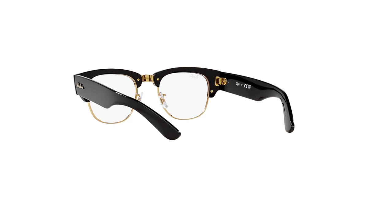 Black and gold outlet clubmaster eyeglasses