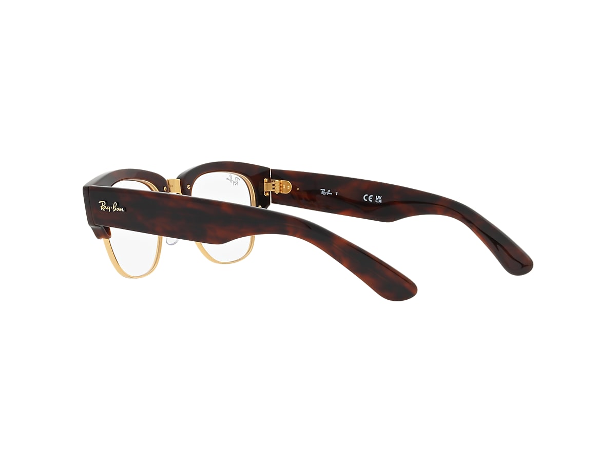MEGA CLUBMASTER OPTICS Eyeglasses with Tortoise On Gold 