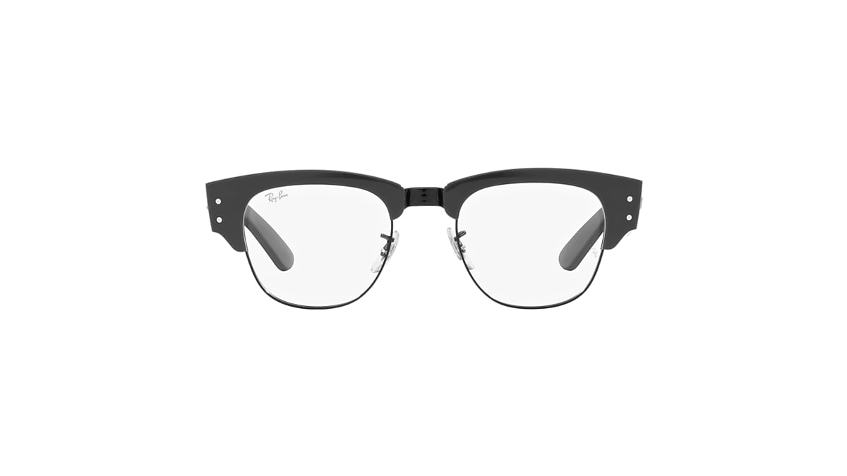 MEGA CLUBMASTER OPTICS Eyeglasses with Grey On Black Frame - RB0316V | Ray- Ban® US