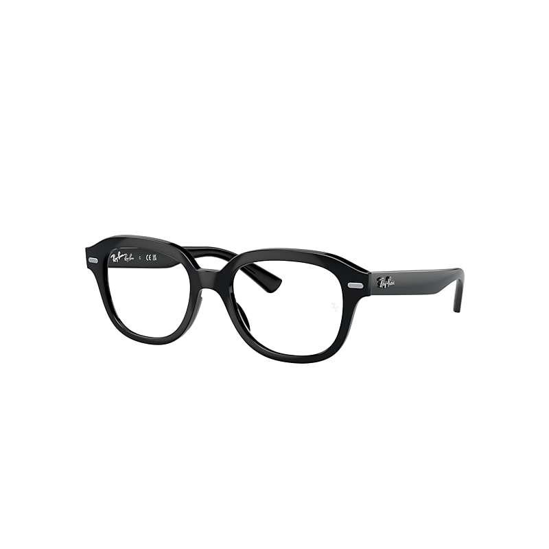 Ray Ban Eyeglasses Unisex Erik Optics - Black Frame Clear Lenses Polarized 49-19