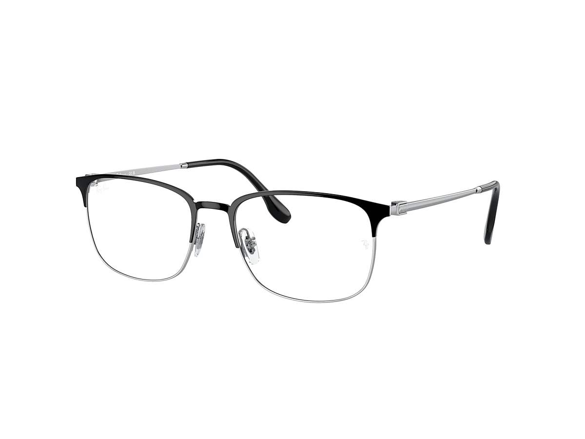 RB6494 OPTICS Eyeglasses with Black On Silver Frame - RB6494 | Ray