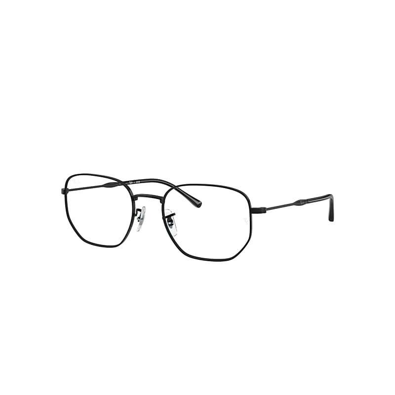 Ray Ban Eyeglasses Unisex Rb6496 Optics - Black Frame Clear Lenses Polarized 51-20
