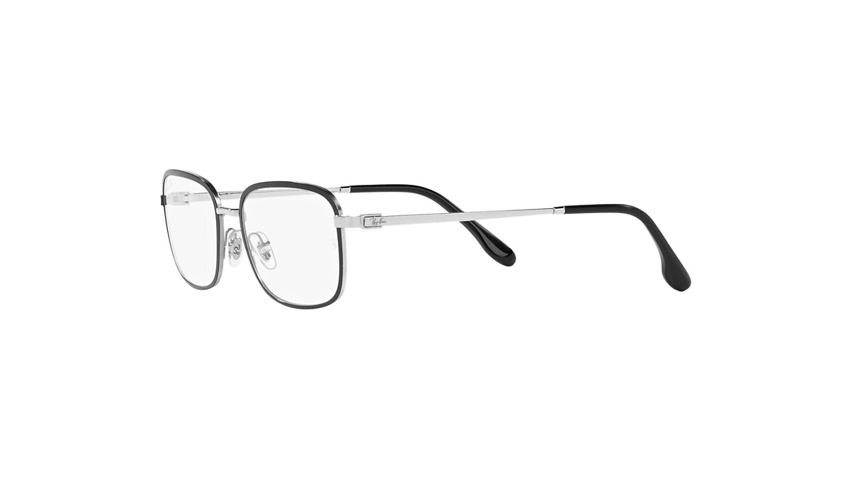 RB6495 OPTICS Eyeglasses with Black On Silver Frame - RB6495