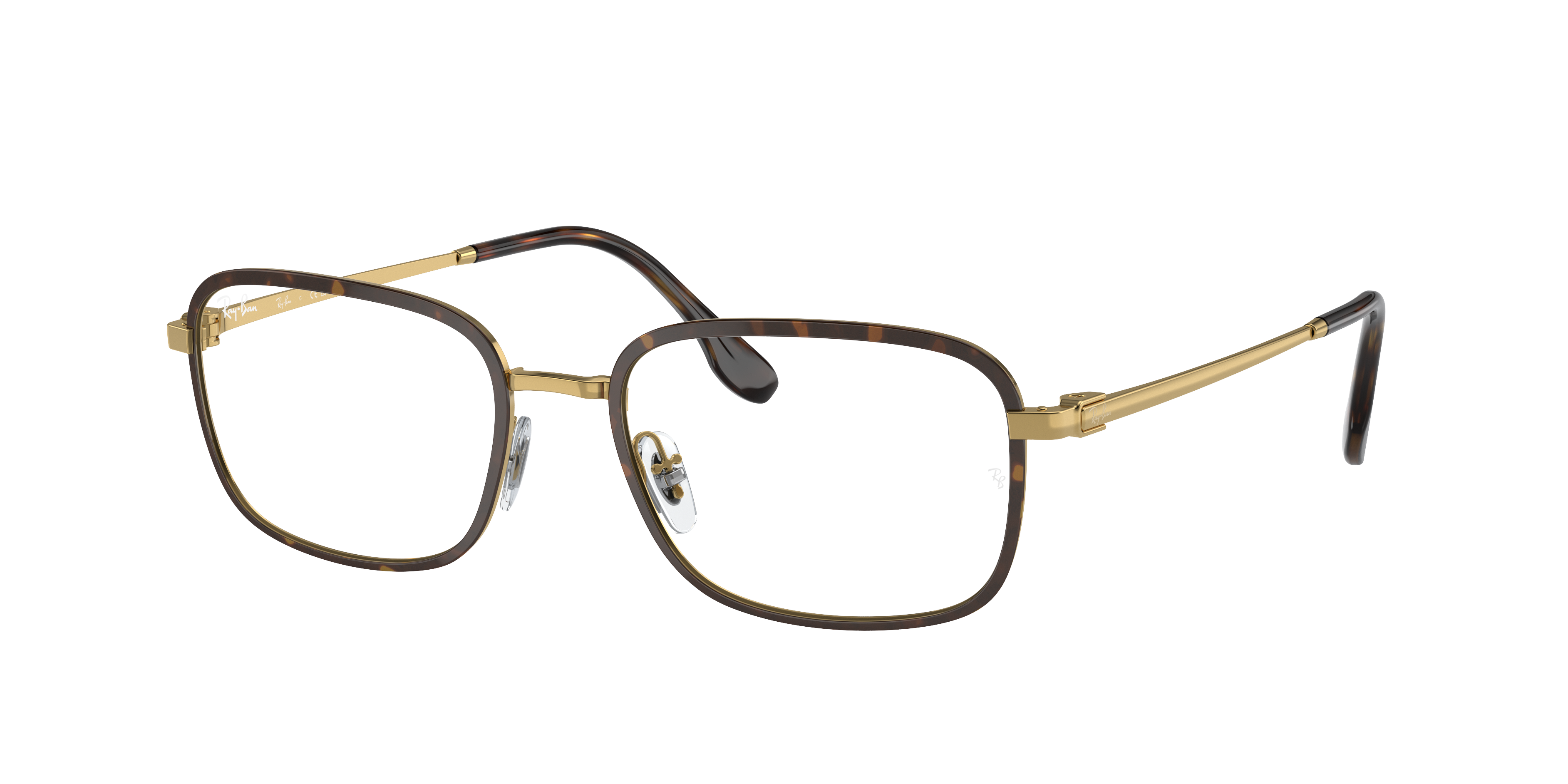 Rb6495 Optics Eyeglasses with Havana On Gold Frame RB6495 RayBan®