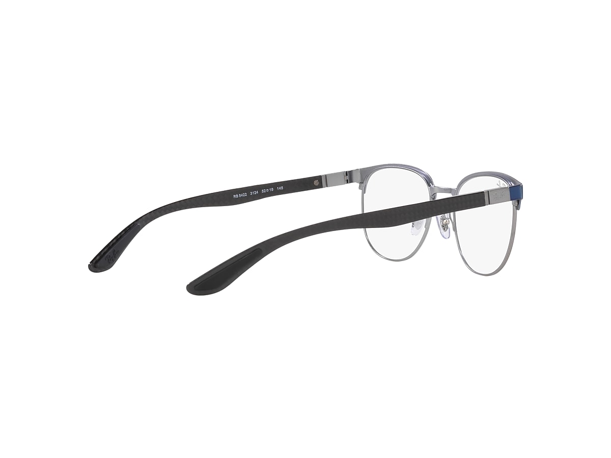RB8422 OPTICS Eyeglasses with Blue On Gunmetal Frame - RB8422