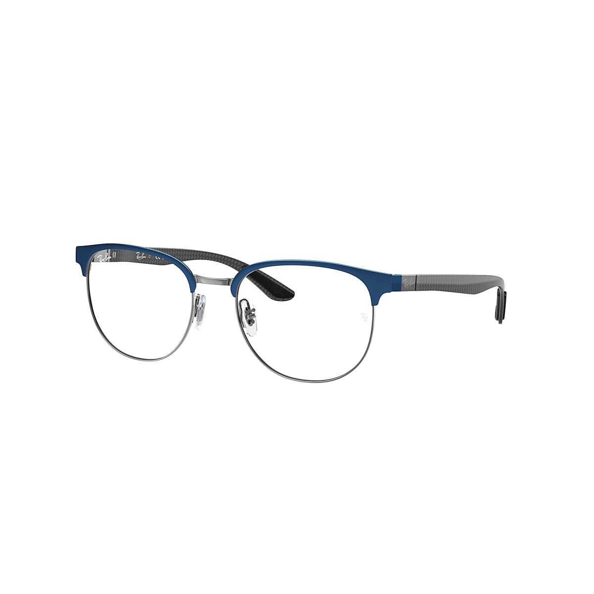 Ray-Ban Rb8422 Optics Optical Blue On Gunmetal Frame Clear Lenses Polarized  54-19