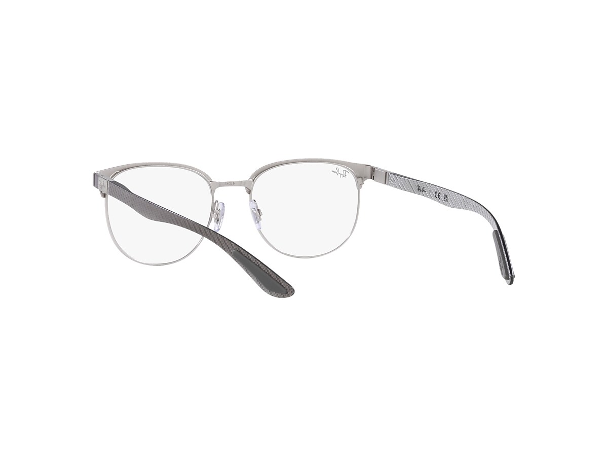 レンズ　5本 RB8422 OPTICS Eyeglasses with Grey On Silver Frame - RB8422