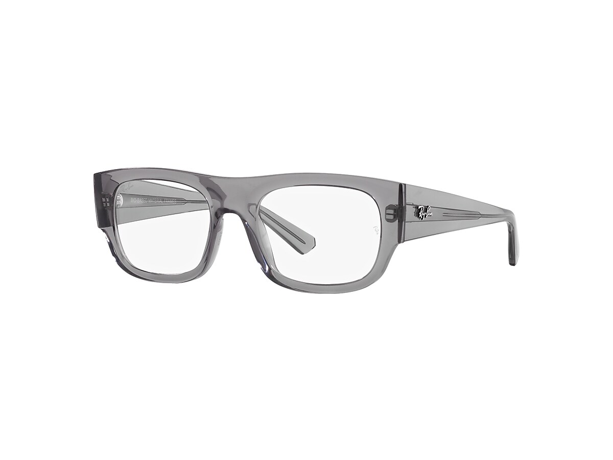 KRISTIN OPTICS BIO-BASED Eyeglasses with Transparent Grey Frame