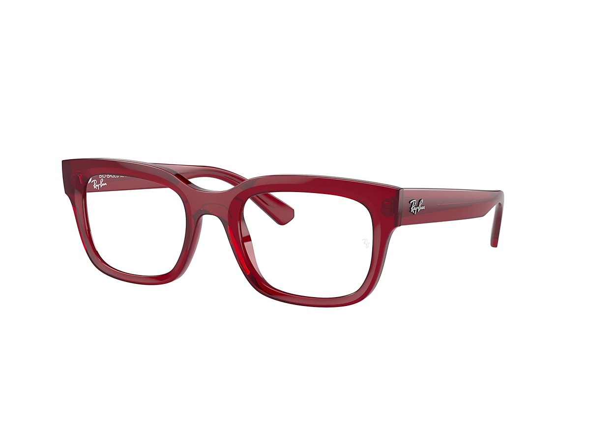 CHAD OPTICS BIO-BASED Eyeglasses with Transparent Red 