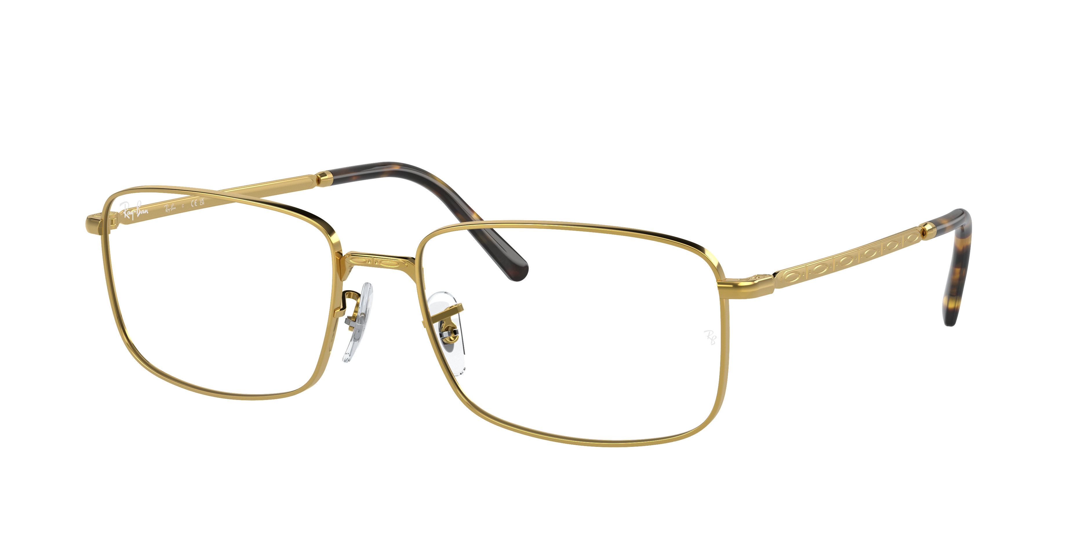Rb3717 Optics Eyeglasses with Gold Frame RB3717V RayBan® CA