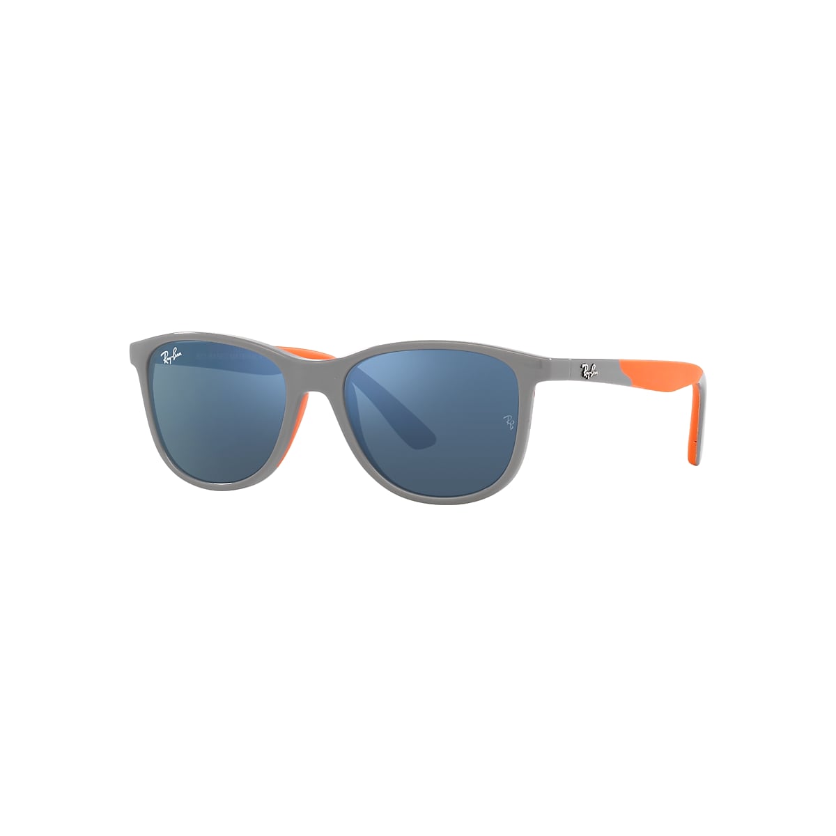 RB9077S KIDS BIO-BASED Sunglasses in Grey On Orange and Blue 