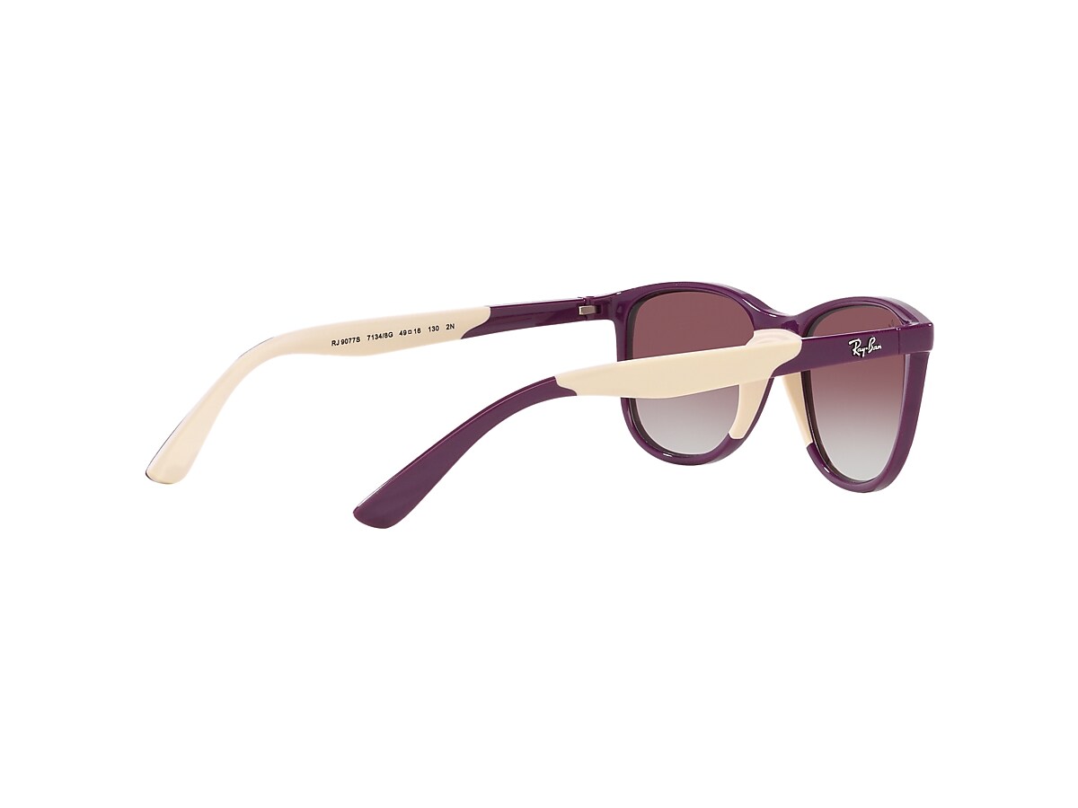 RB9077S KIDS BIO-BASED Sunglasses in Purple On Beige and Violet