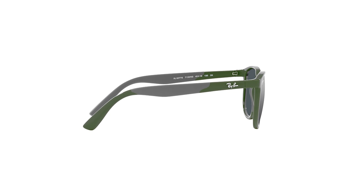 RB9077S KIDS BIO-BASED Sunglasses in Green On Grey and