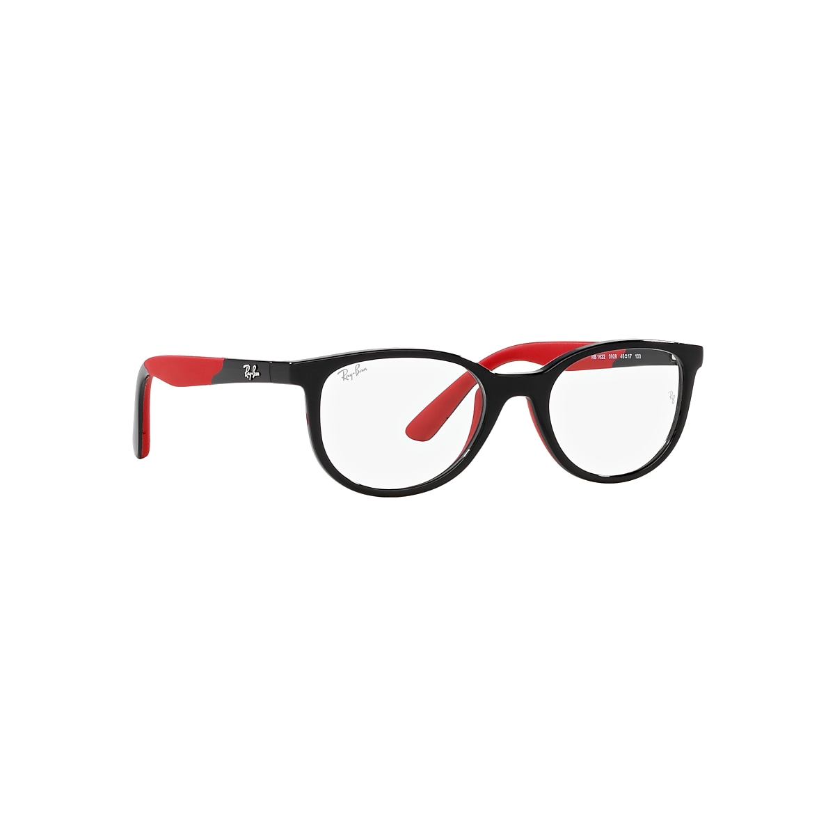 RB1622 OPTICS KIDS BIO-BASED Eyeglasses with Black On Red