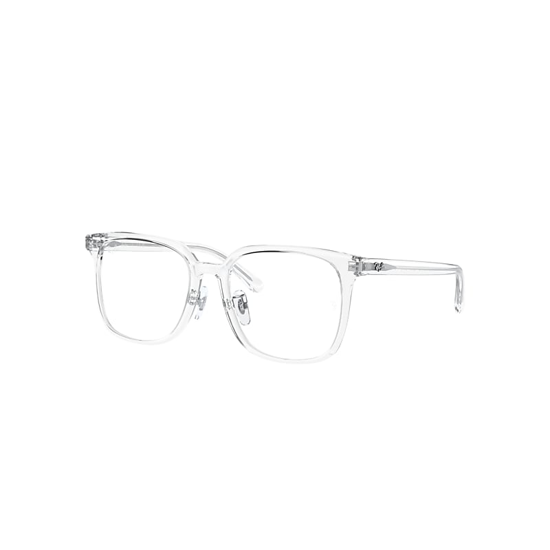 Ray Ban Rb5419 Optics Eyeglasses Transparent Frame Clear Lenses Polarized 54-18 In Transparent