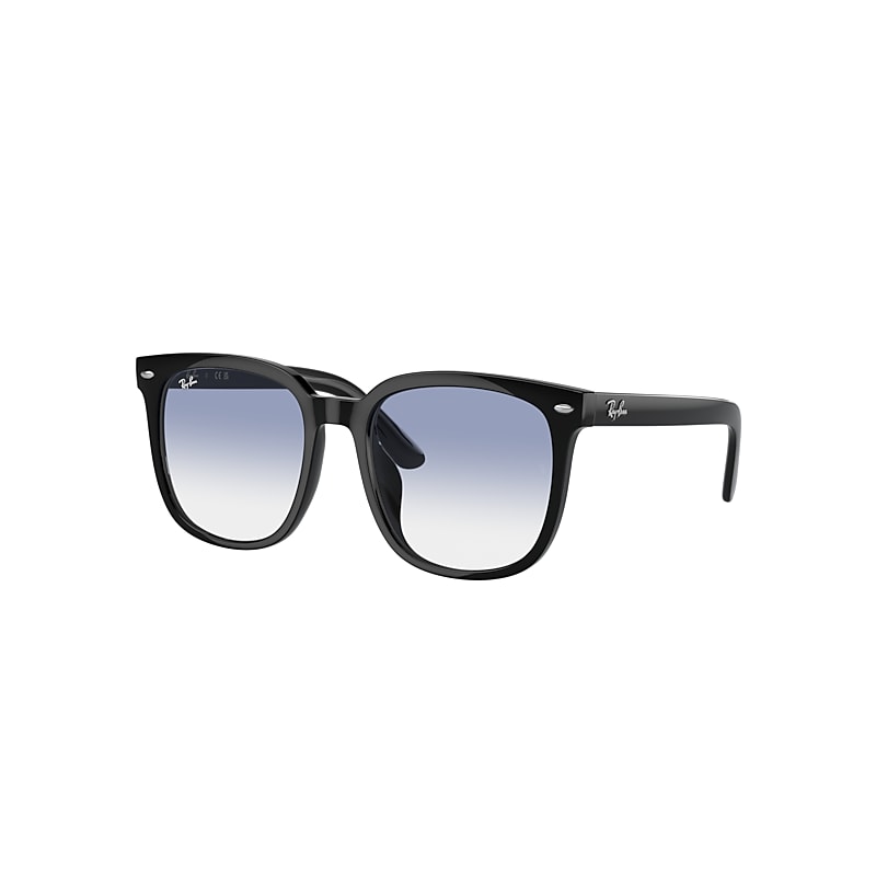 Ray Ban Rb4401d Sunglasses Black Frame Blue Lenses 57-20