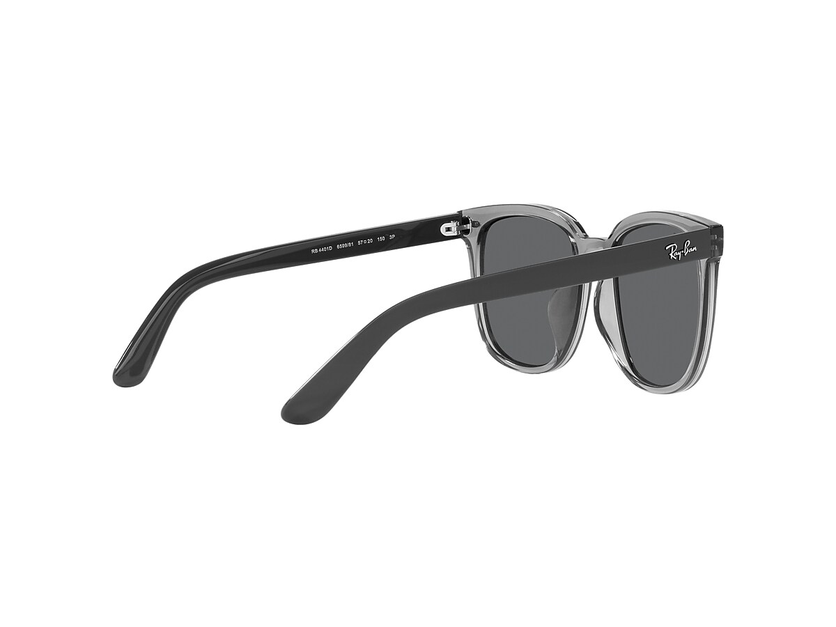 RB4401D Sunglasses in Transparent Grey and Dark Grey RB4401D Sunglasses in Transparent Grey and Dark Grey