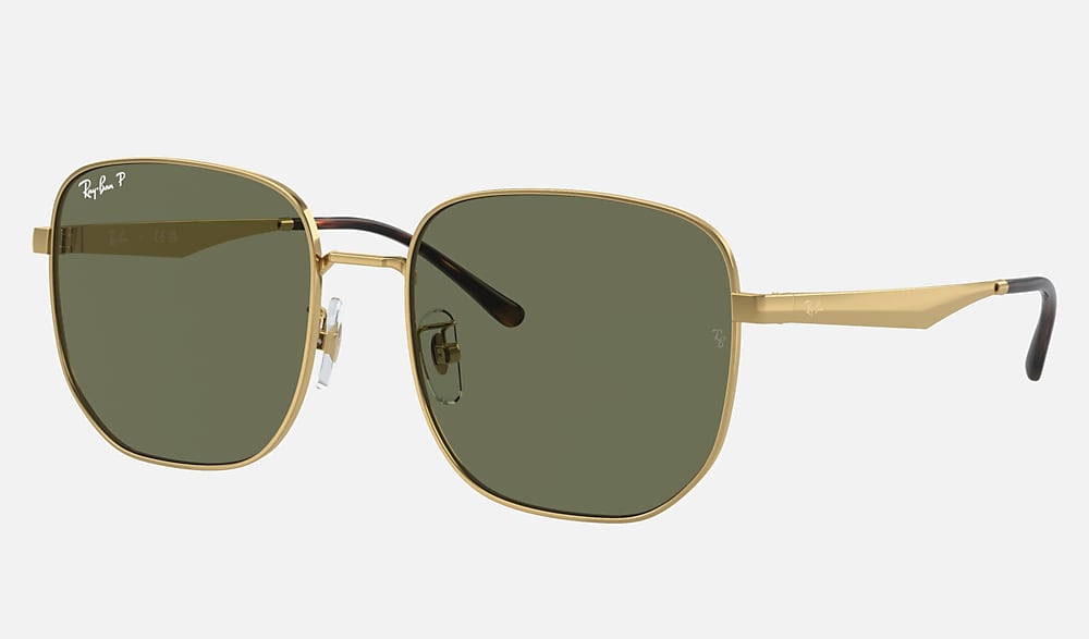 Arista Gold Sunglasses in Dark Green and RB3713D - RB3713D Arista Gold Sunglasses in Dark Green and RB3713D - RB3713D
