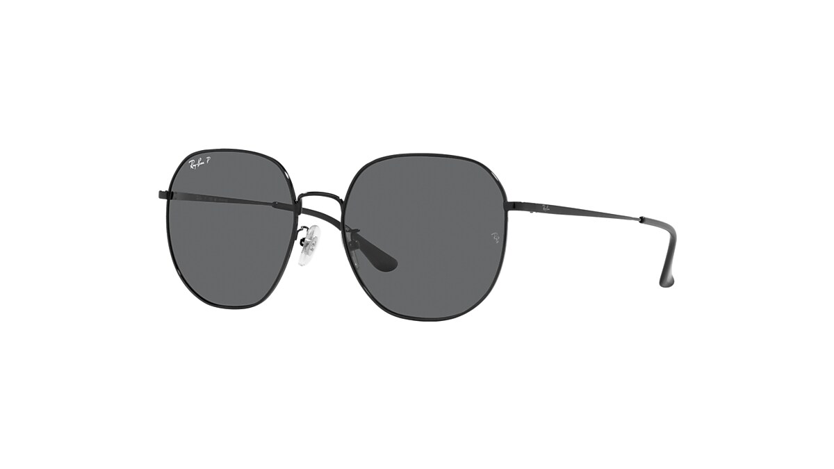 RB3680D Polarizados Lentes de sol en Negro y Gris Oscuro