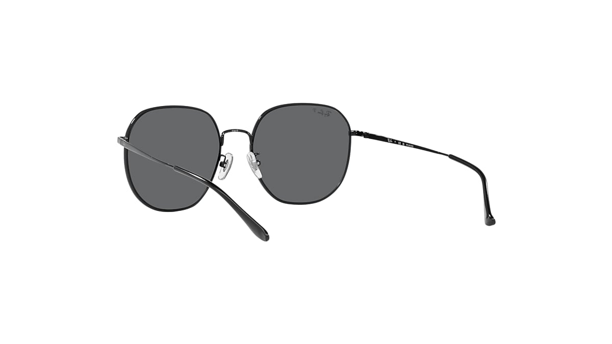 RB3680D Polarizados Lentes de sol en Negro y Gris Oscuro