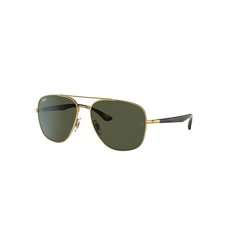 Ray Ban Sunglasses Unisex Rb3683 - Havana Frame Green Lenses 59-15 In Havana