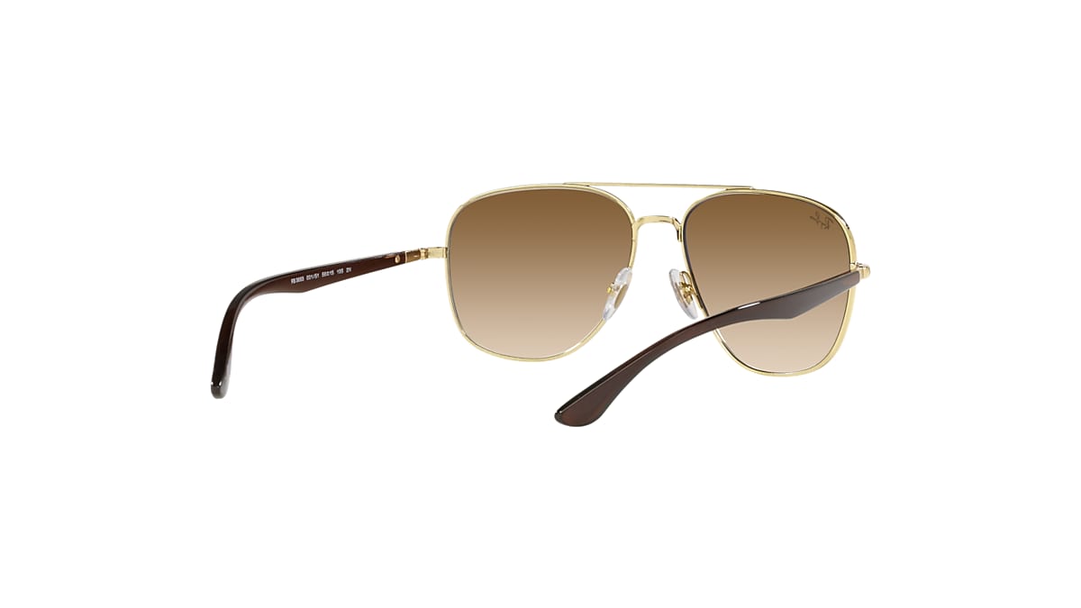 RB3683 Sunglasses in Gold and Brown - RB3683 | Ray-Ban® US