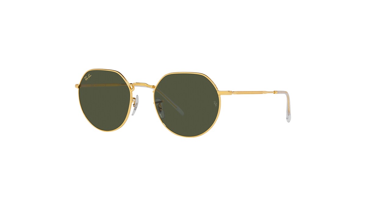 JACK Sunglasses in Gold and Green - RB3565 | Ray-Ban® US