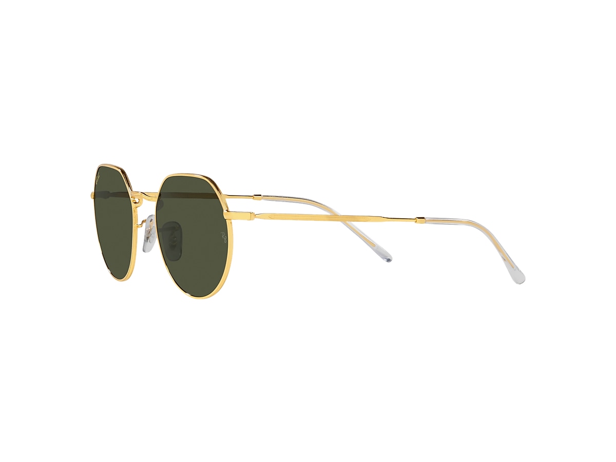 JACK Sunglasses in Gold and Green - RB3565 | Ray-Ban® CA