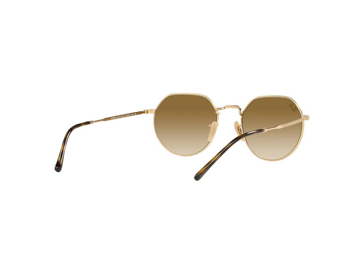 JACK Sunglasses in Arista Gold and Brown - RB3565 | Ray-Ban® US