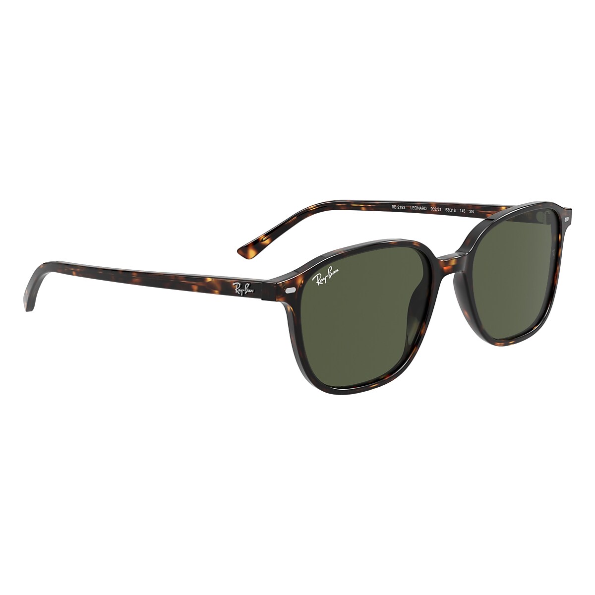 LEONARD Sunglasses in Tortoise and Green - RB2193 | Ray-Ban 