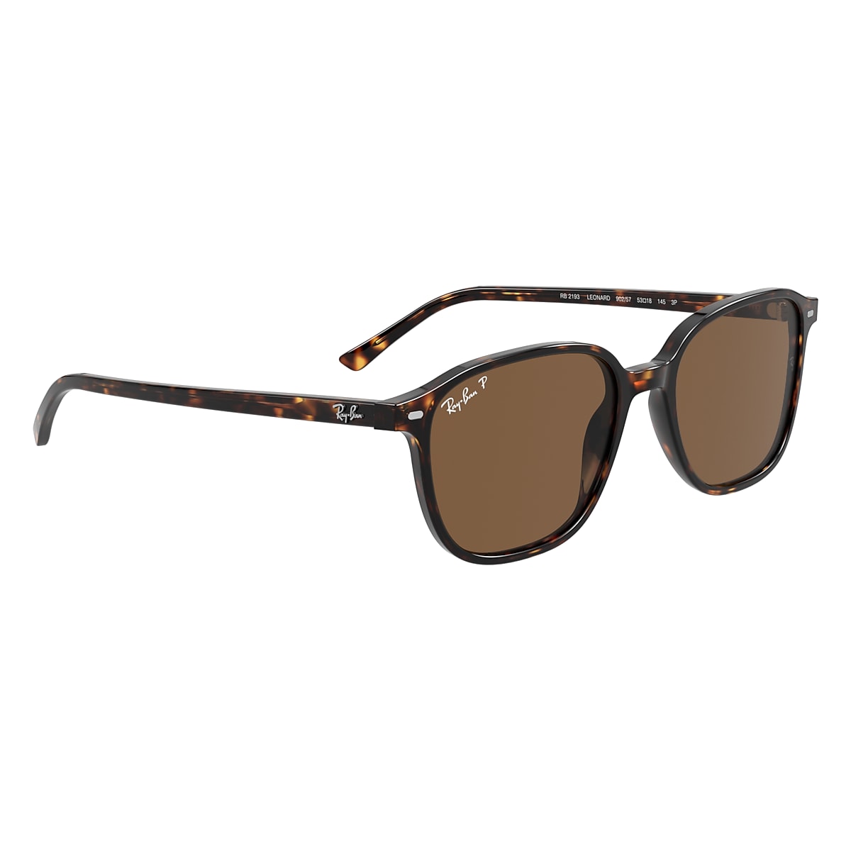 LEONARD Sunglasses in Tortoise and B-15 Brown - RB2193 | Ray LEONARD Sunglasses in Tortoise and B-15 Brown - RB2193 | Ray