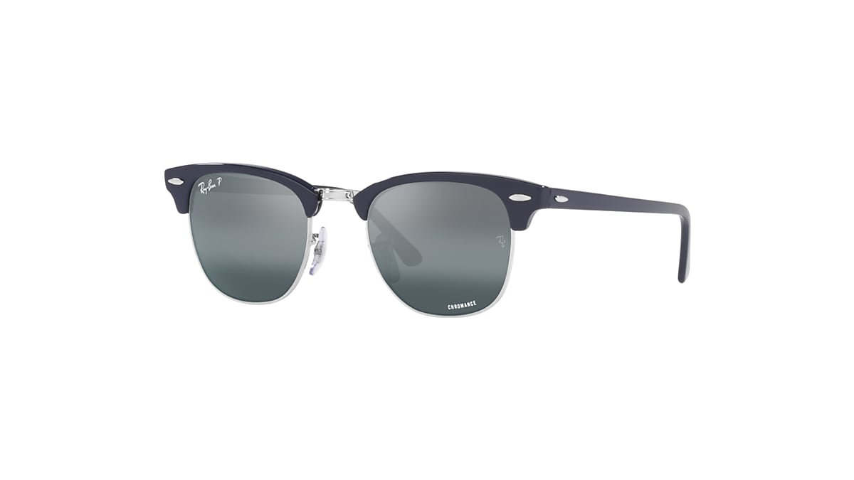 CLUBMASTER CHROMANCE Sunglasses in Blue On Silver and