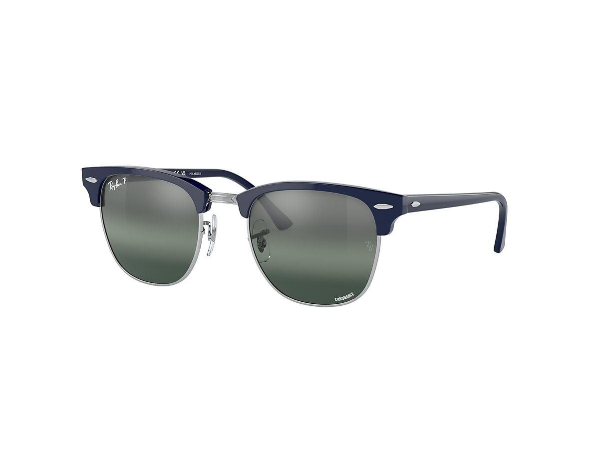 CLUBMASTER CHROMANCE Sunglasses in Blue On Silver and 