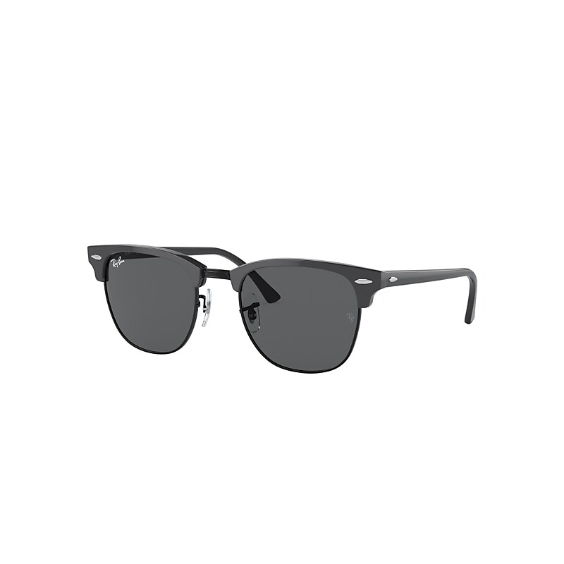 Ray Ban Clubmaster Classic Sunglasses Grey Frame Grey Lenses 51-21 In Grau