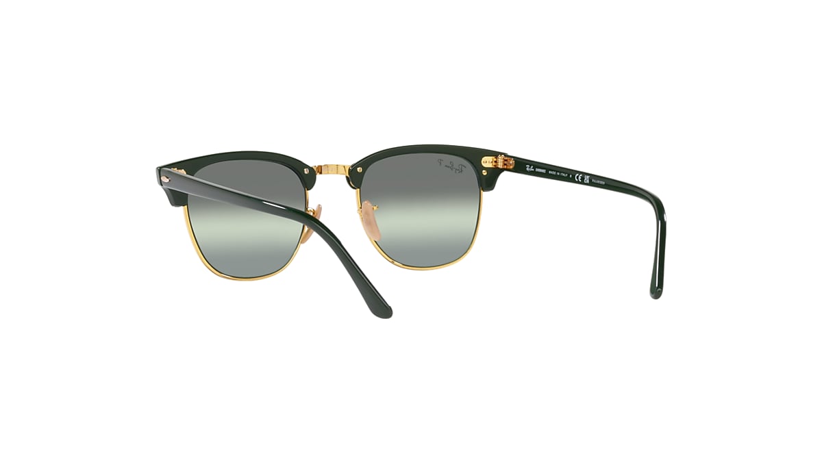 CLUBMASTER CHROMANCE Sunglasses in Green On Gold and Silver/Green 