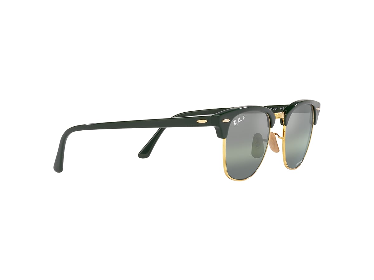 CLUBMASTER CHROMANCE Sunglasses in Green On Gold and Silver/Green 