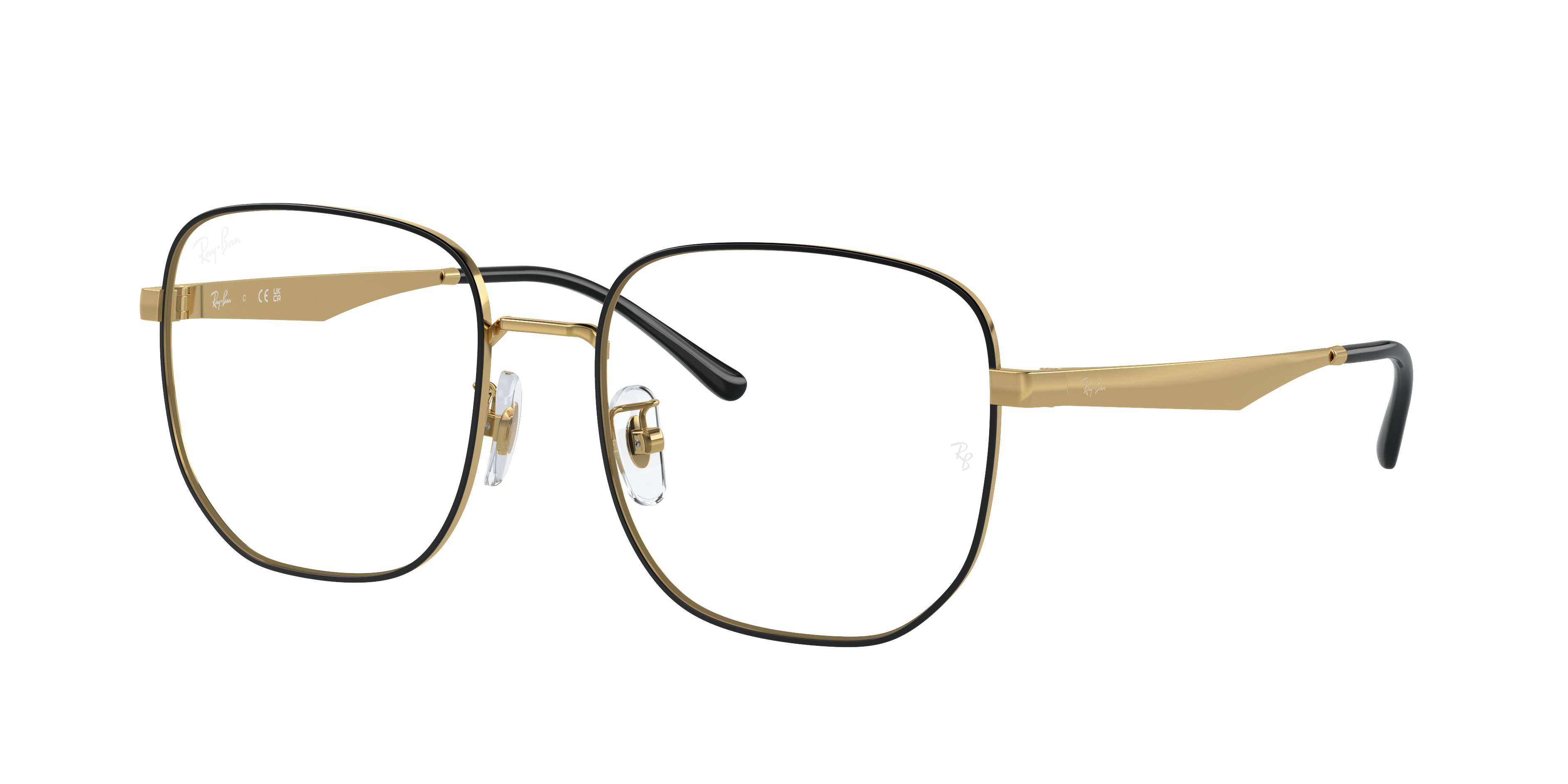 Rb6503 Optics Eyeglasses with Black On Gold Frame RB6503D RayBan®