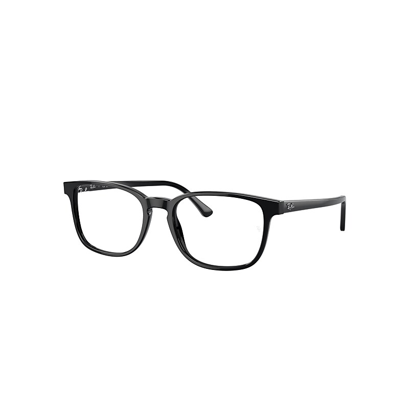 Ray Ban Rb5418 Optics Eyeglasses Black Frame Clear Lenses Polarized 54-20 In Black