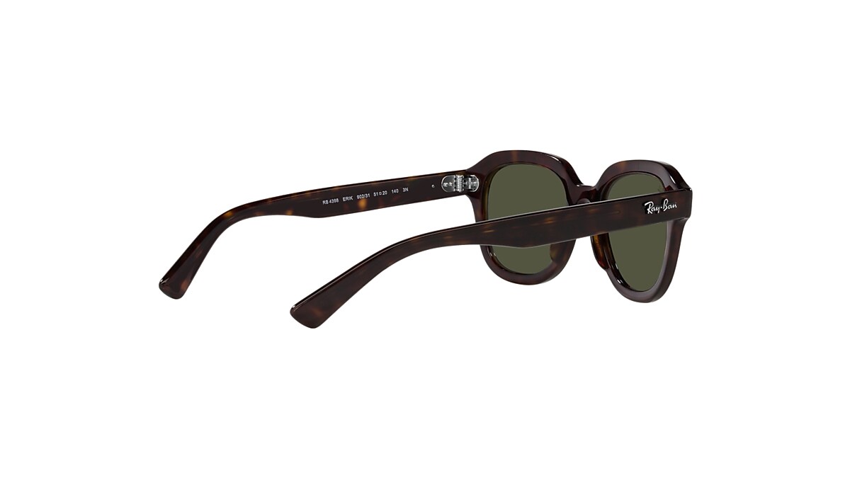 ERIK Sunglasses in Havana and Green - RB4398F | Ray-Ban® US