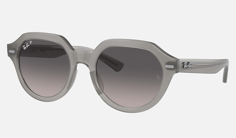 GINA Sunglasses in Opal Grey and Grey Polarized - RB4399F | Ray-Ban®