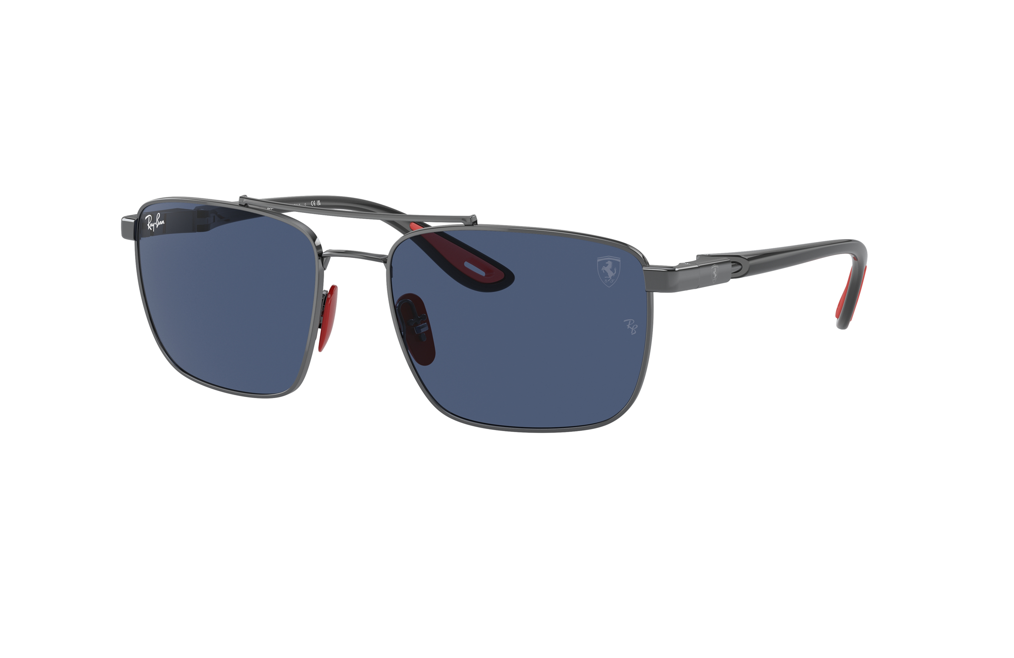 Rb3715m Scuderia Ferrari Collection Sunglasses in Gunmetal and Dark Blue -  RB3715M | Ray-Ban® US
