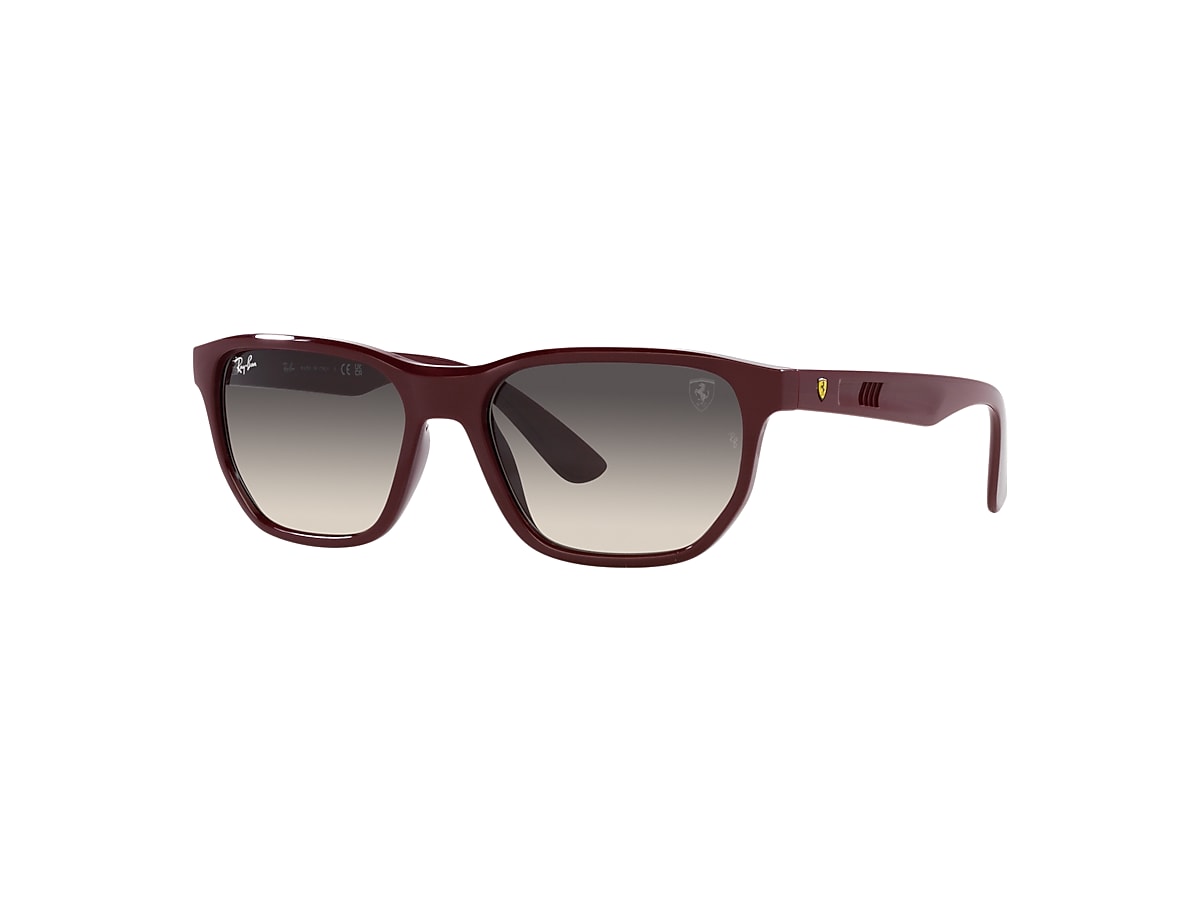 RB4404M SCUDERIA FERRARI COLLECTION Sunglasses in Dark Red and