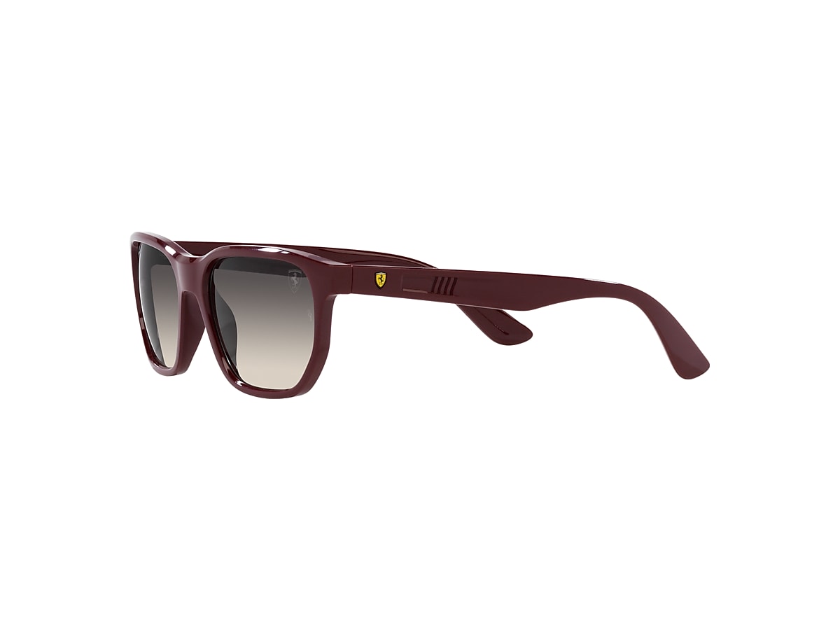 RB4404M SCUDERIA FERRARI COLLECTION Sunglasses in Dark Red and