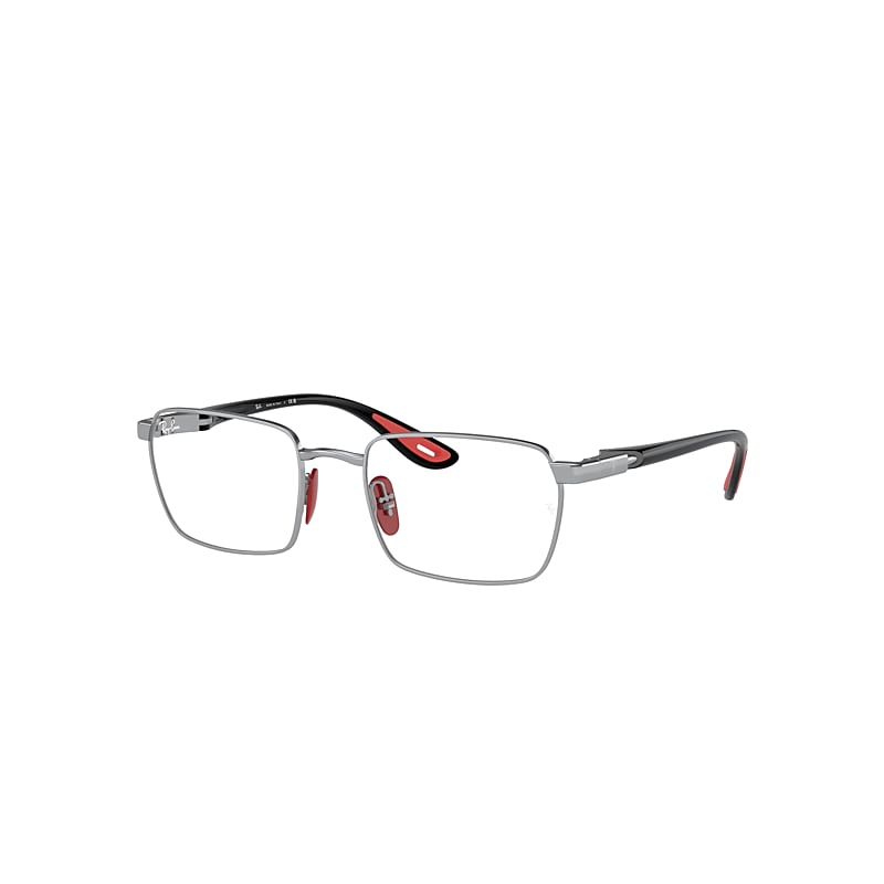 Ray Ban Eyeglasses Male Rb6507m Optics Scuderia Ferrari Collection - Black Frame Clear Lenses Polarized 54-2