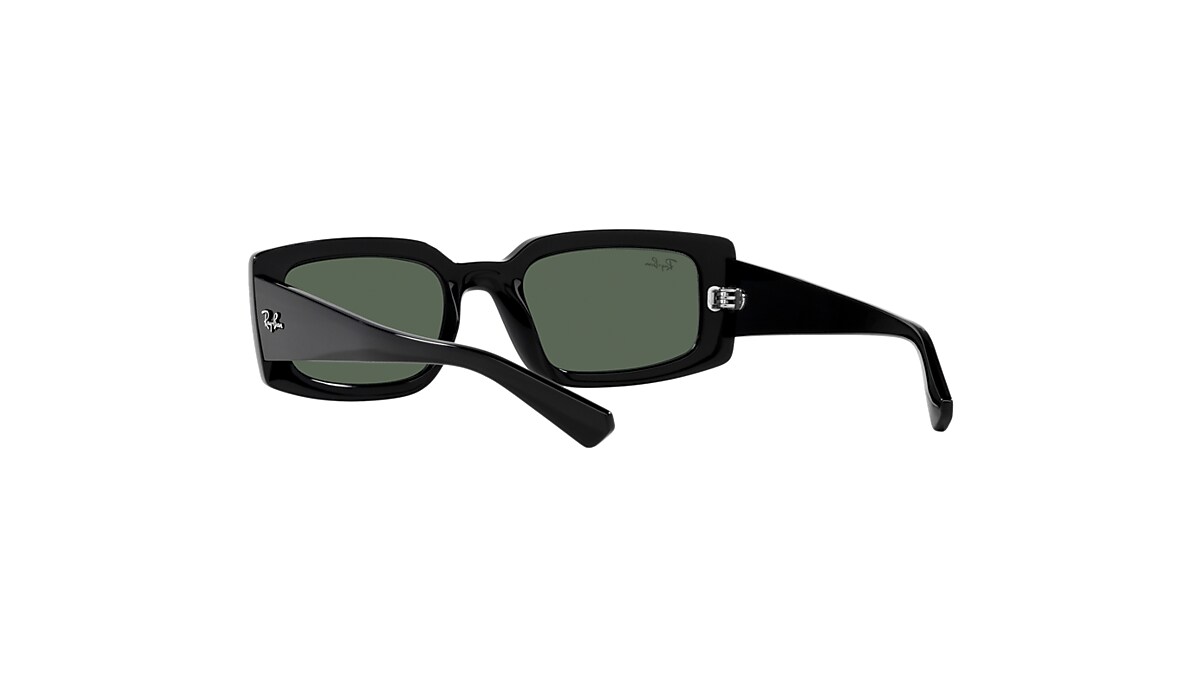 KILIANE BIO-BASED Sunglasses in Black and Dark Green - RB4395F 