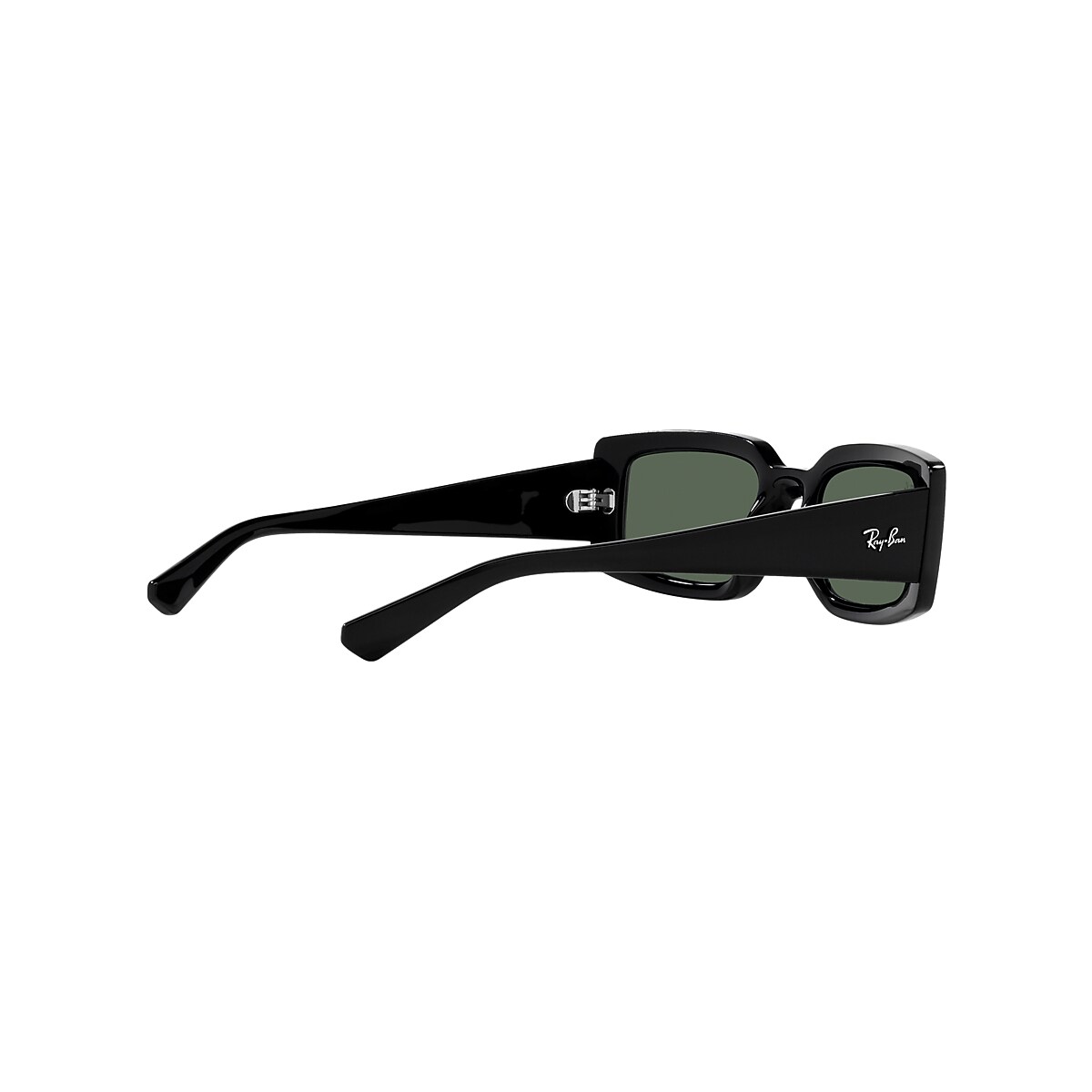 KILIANE BIO-BASED Sunglasses in Black and Dark Green - RB4395F