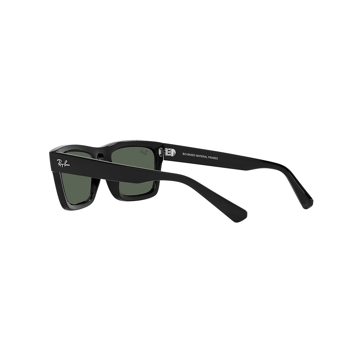 WARREN BIO-BASED Sunglasses in Black and Dark Green WARREN BIO-BASED Sunglasses in Black and Dark Green